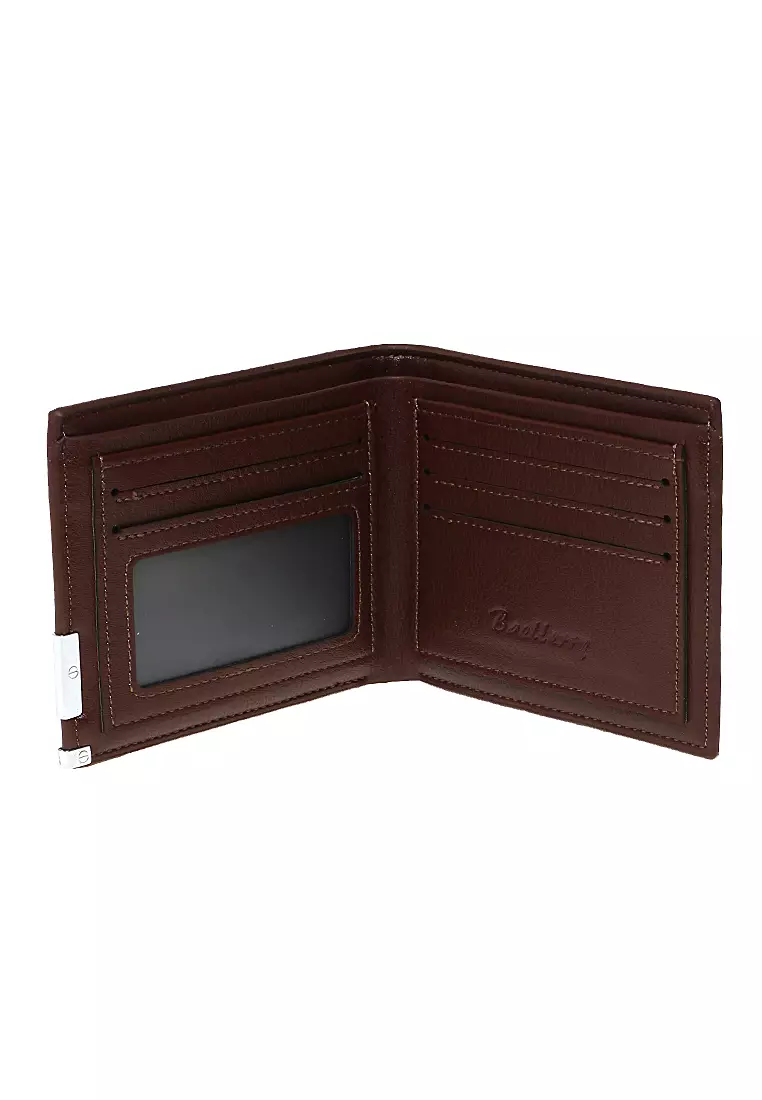 Dompet Fashion Pria Model Lipat Pendek Many Slot Material PU Leather ORIGINAL