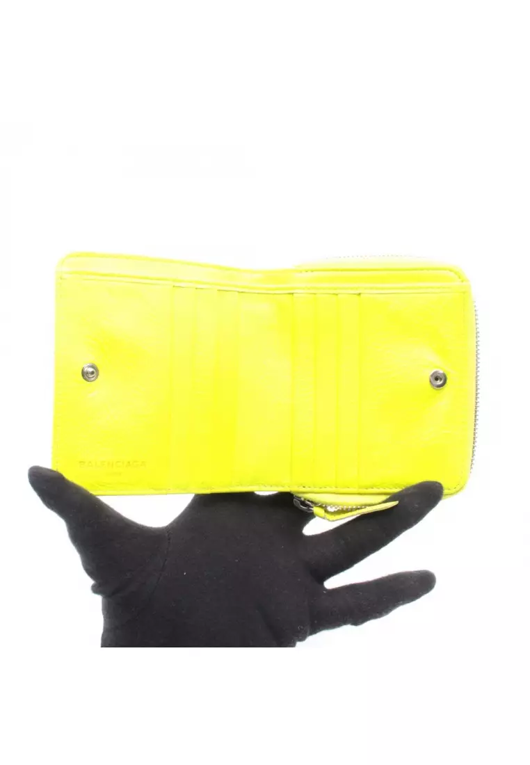 Balenciaga Pre-Loved BALENCIAGA CLASSIC BILLFOLD ZIP classic round