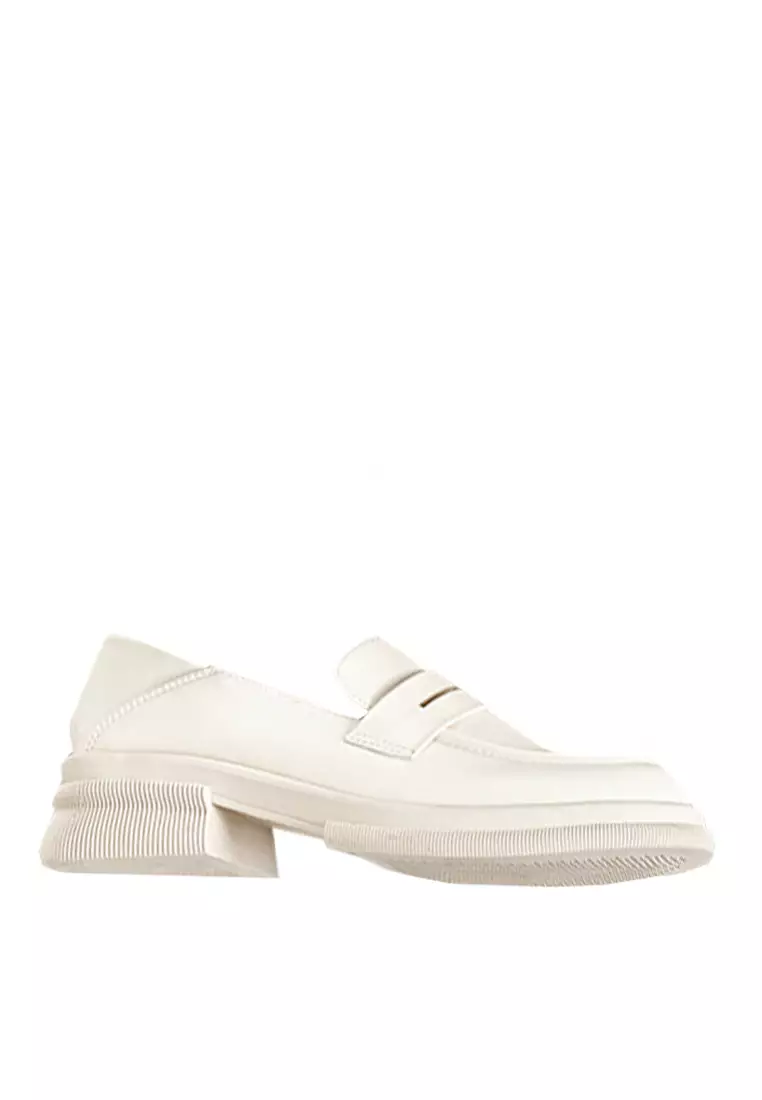 Discount on Twenty Eight Shoes  shoes - SKU: VANSA Fashion Microfiber Leathers Mid Heel Loafers VSW-FQ1-12
