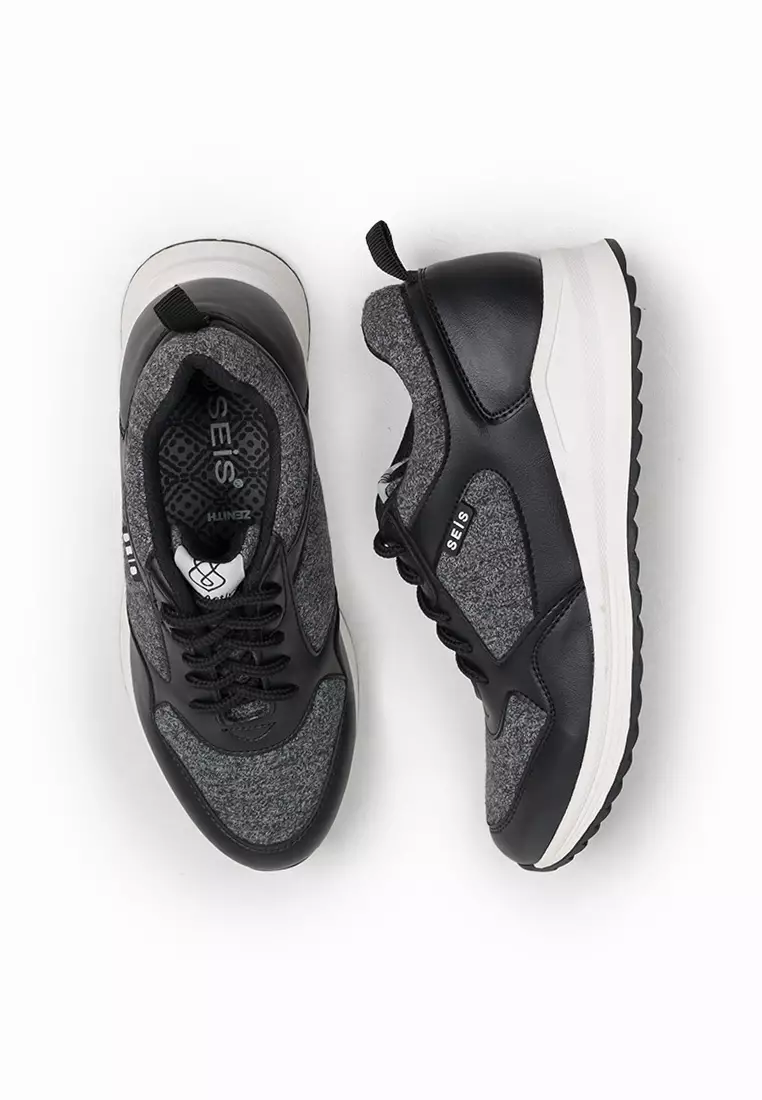 SEIS Zenith Sepatu Sport Wanita | Sepatu Olahraga - BLACK