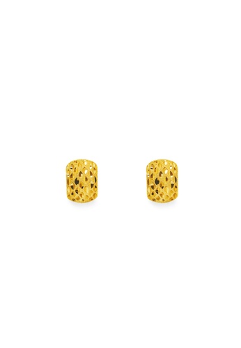 MJ Jewellery white and gold MJ Jewellery Gold Earrings S201A, 375 Gold 68946AC34BE16BGS_1