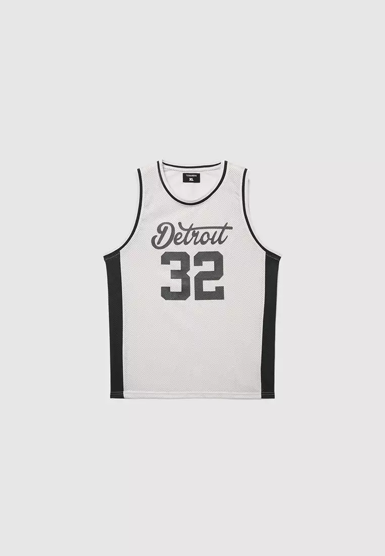 Men's Basketball Print Mesh Tank Top