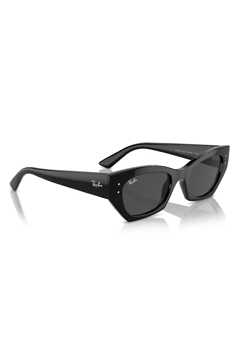 小物 Ray-Ban ORB4430F - Zena 667787 White ZENA BIO-BASED Sunglasses in White Snow and Grey - RB4430F