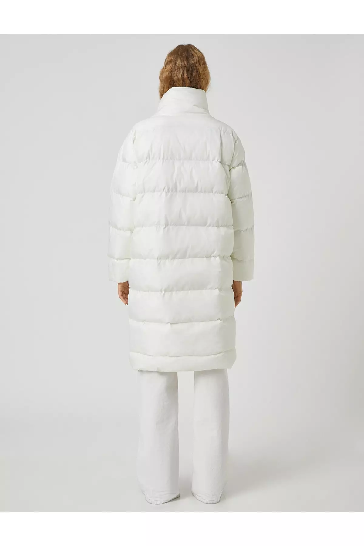White clearance collar coat