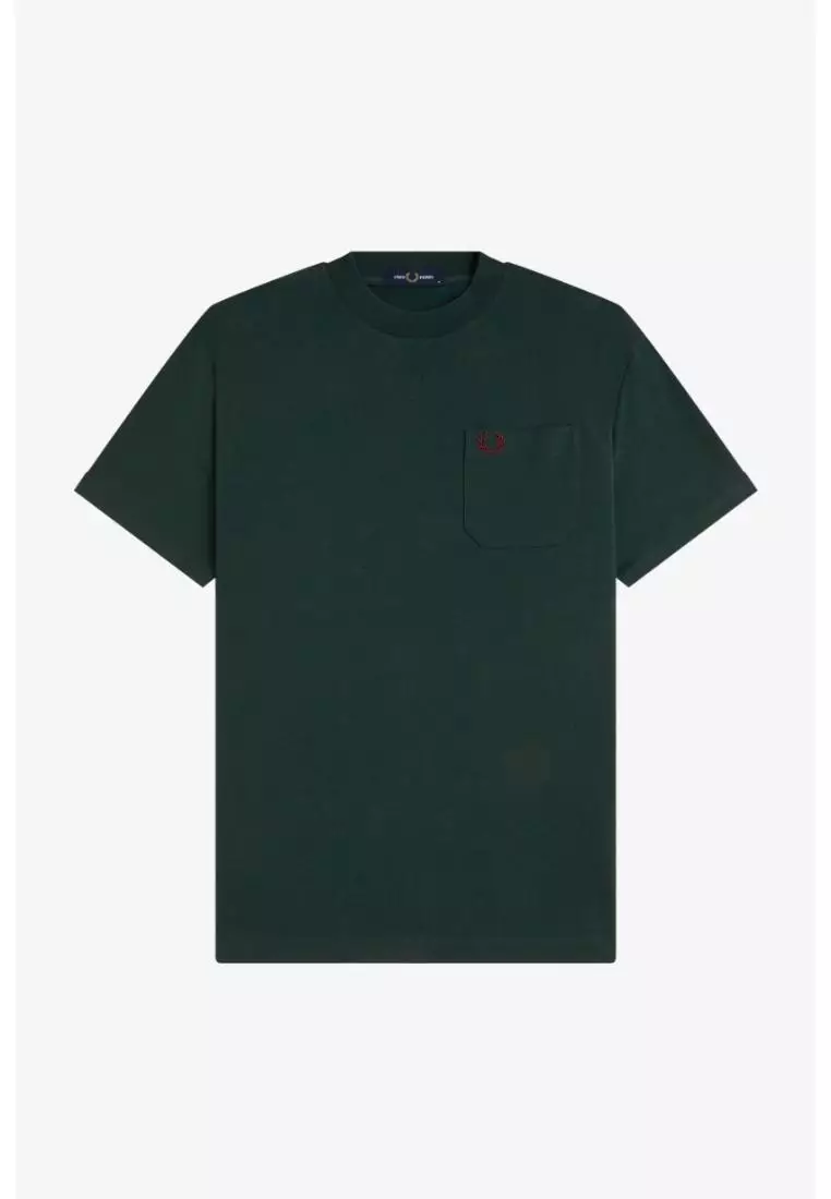 Fred Perry M2408 Pocket Detail T-Shirt (Grassroots)