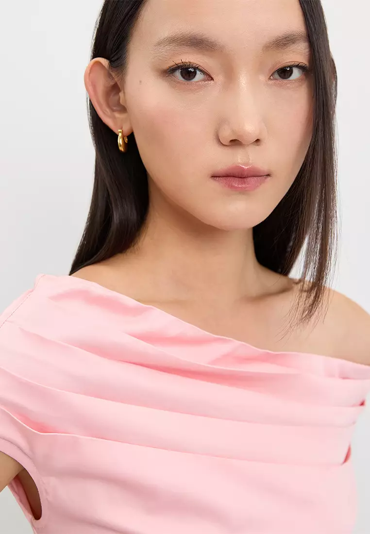 Off-Shoulder Ruched Top