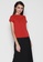 JOVET red Classic Boatneck Tee 5815CAA596A502GS_2