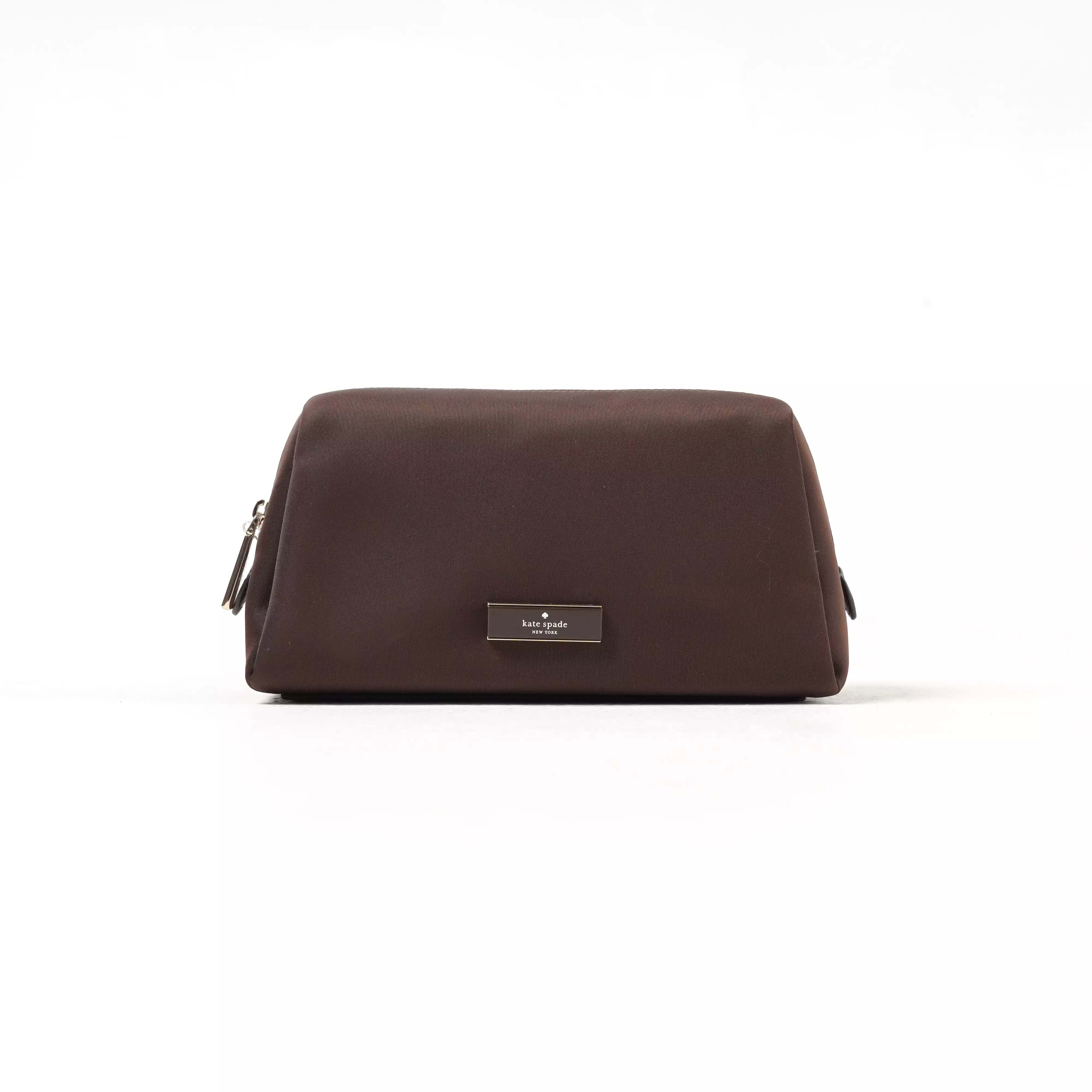 Tas KATE SPADE CARTER DARK BROWN BEAUTY POUCH 100% ORIGINAL