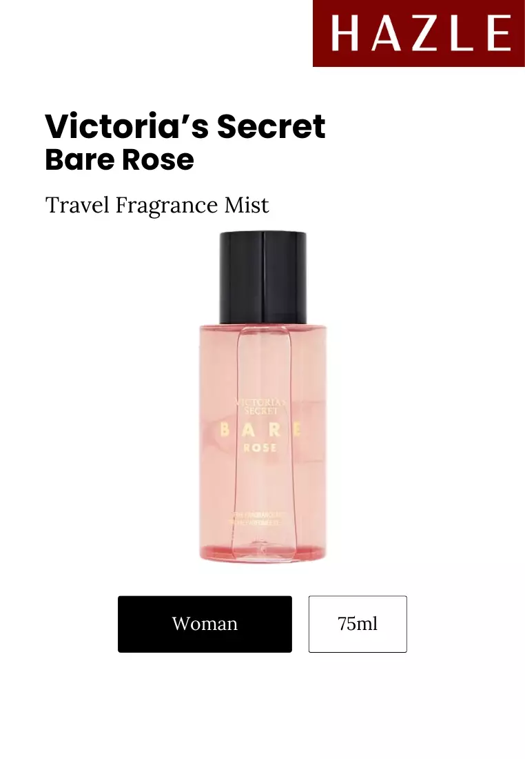 Victoria Secret Bare Rose Woman Travel Fragrance Mist 75 ml