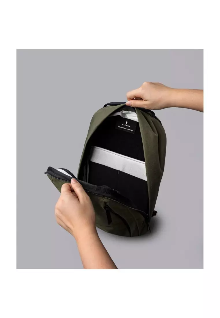 ALPAKA Metro Backpack Axoflux 400D Ripstop Nylon (Green)