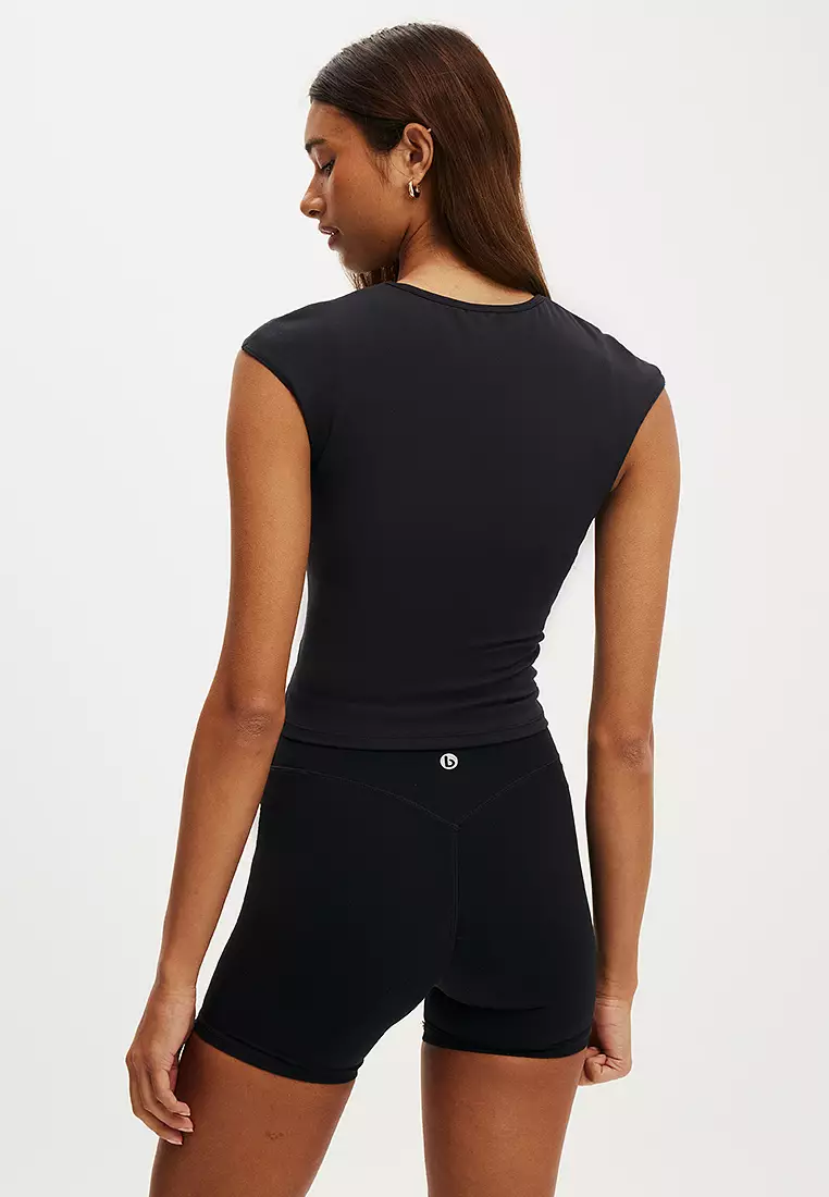 Ultra Soft Capped Sleeve Tee