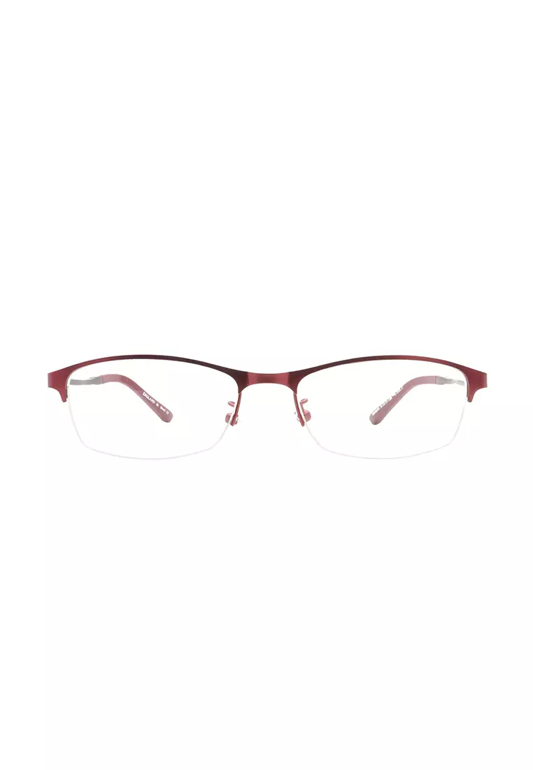 3028 Metal (C3-Red) Anti-Radiation Computer Eyeglasses for Men/Women