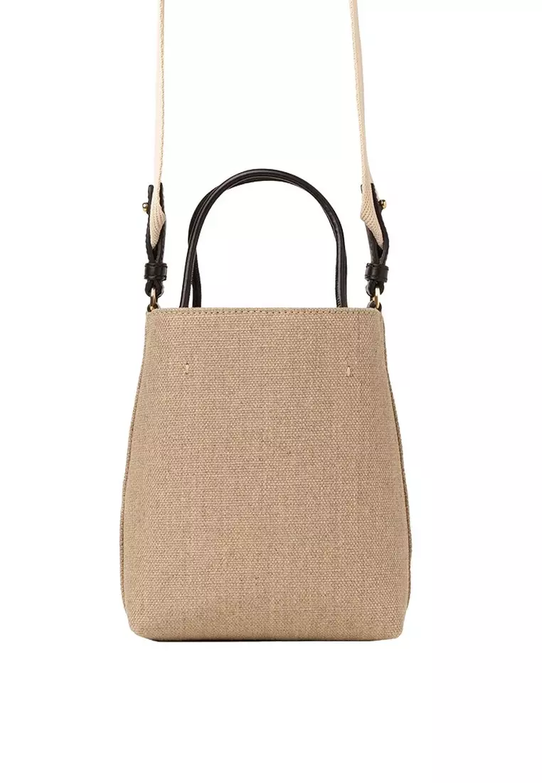 Sense MicTote Bag in Beige/Black