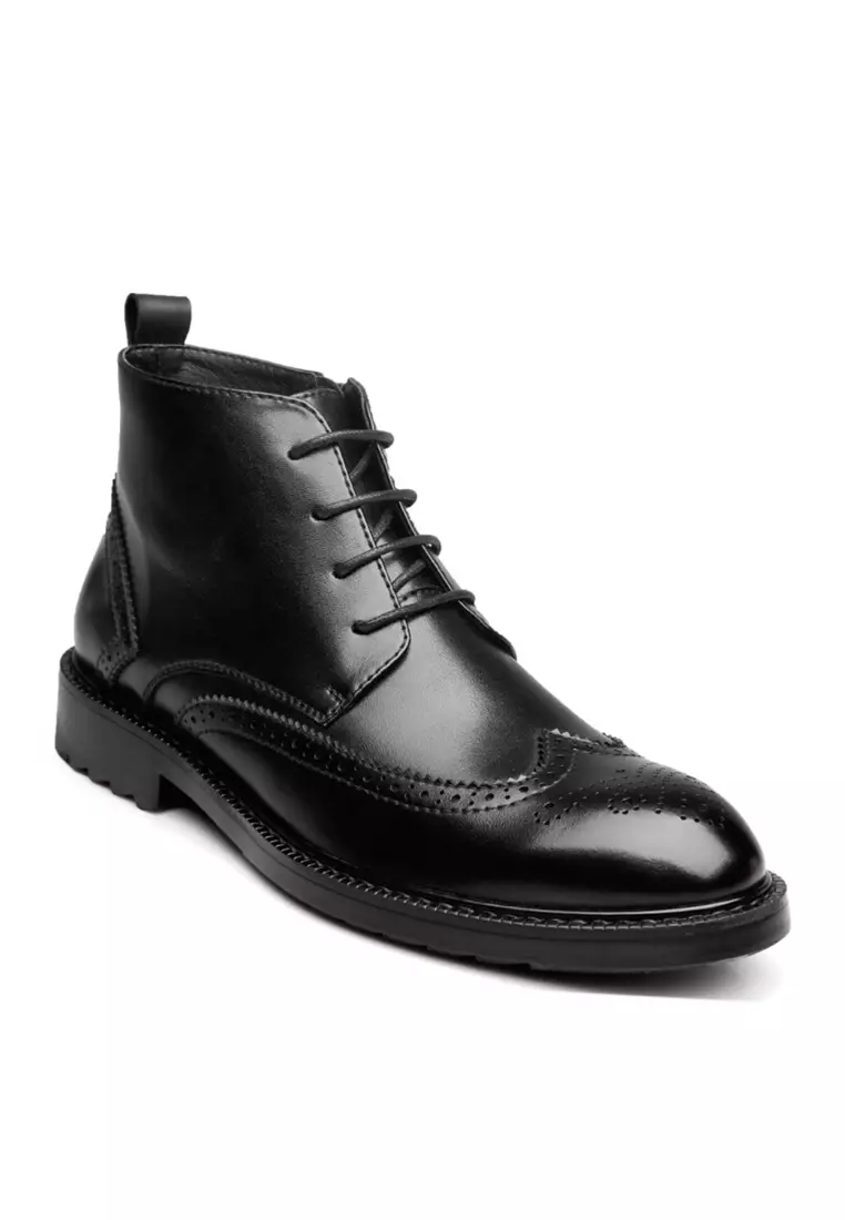 Mens lace discount up brogue boots