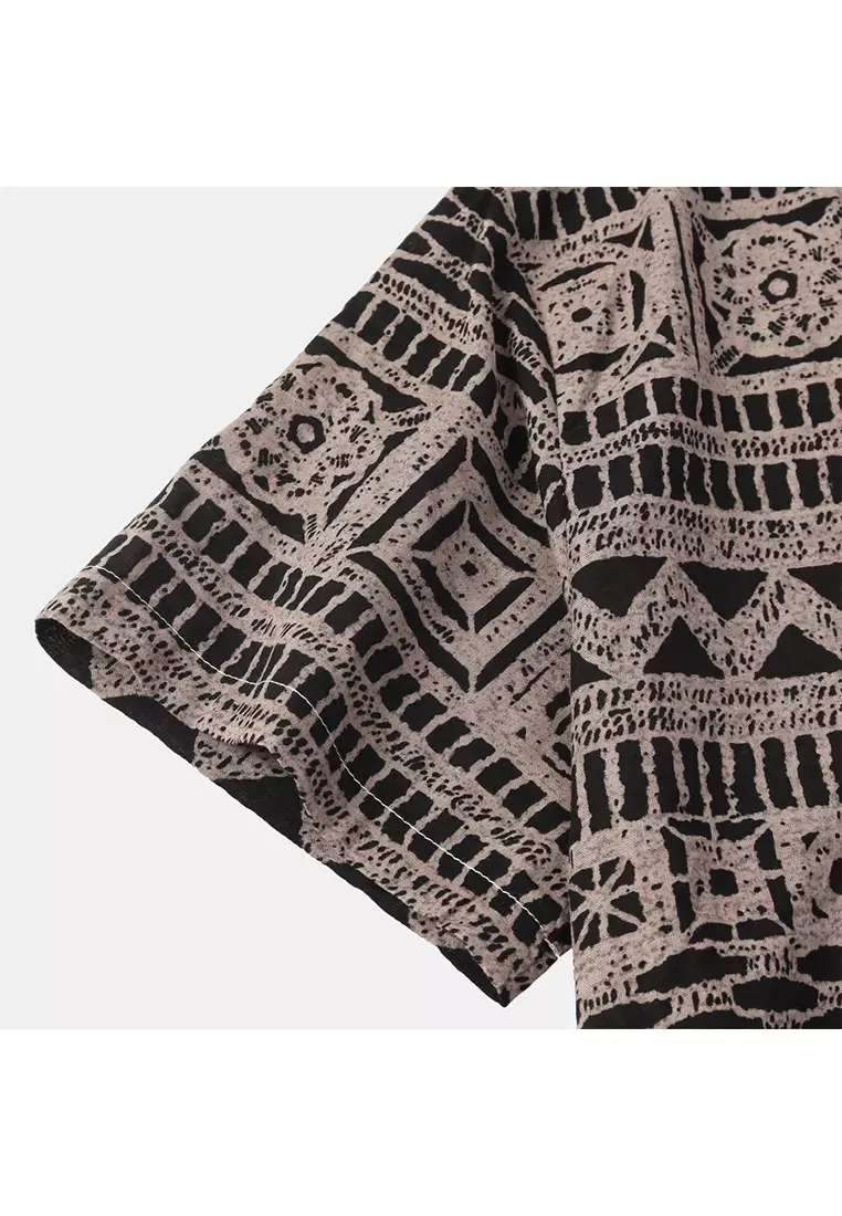 Printed Short-Sleeved Shirt YL5820