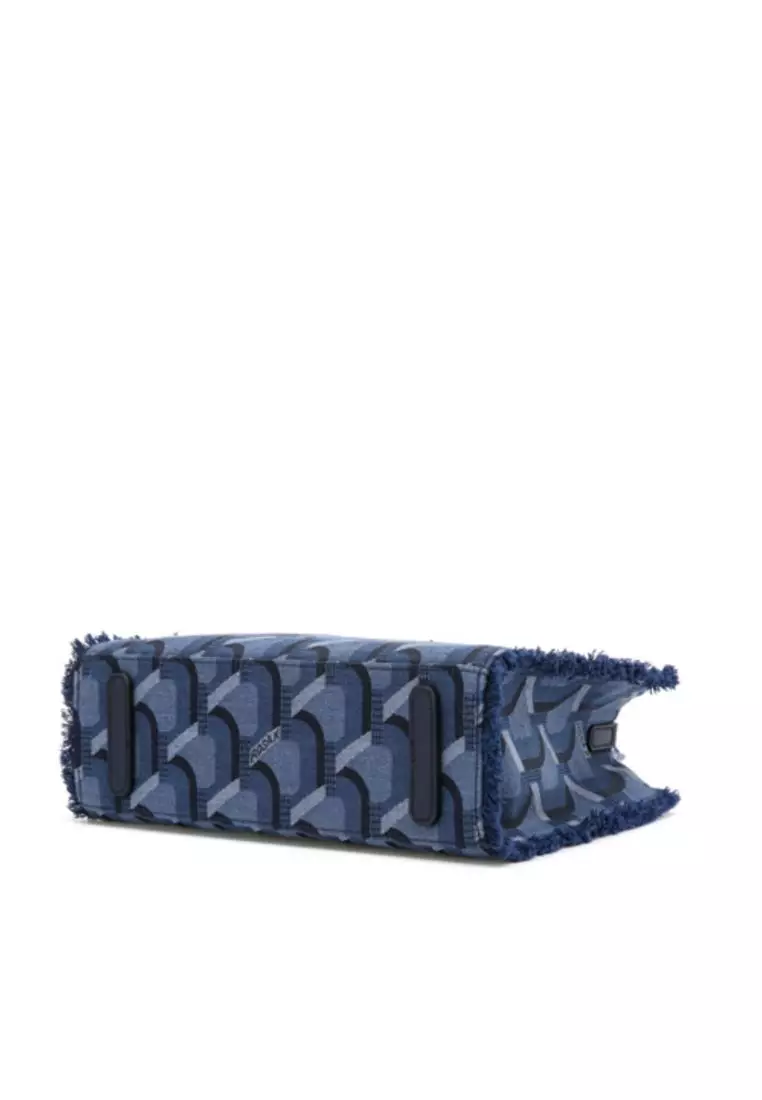 Jual ROSA.K Jeans Monogram Day Tote Denim Blue SM Original
