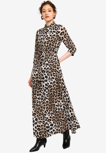 Buy Banana Republic Maxi Leopard Shirtdress Online On Zalora Singapore