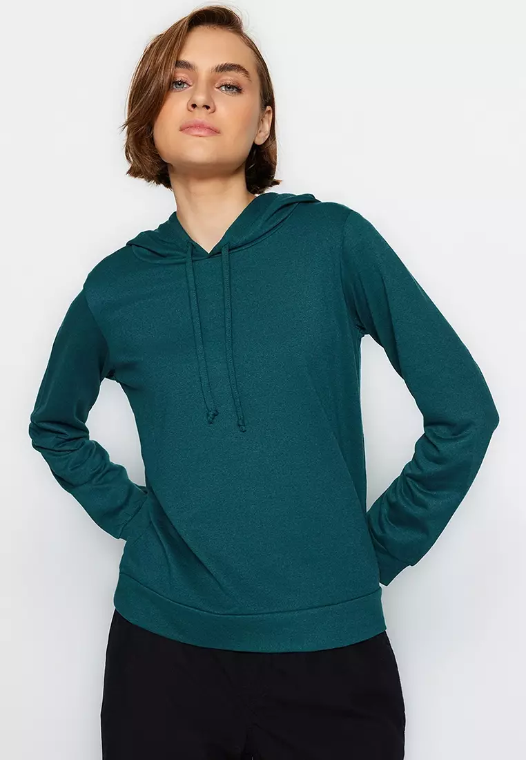 Thin knit discount hoodie