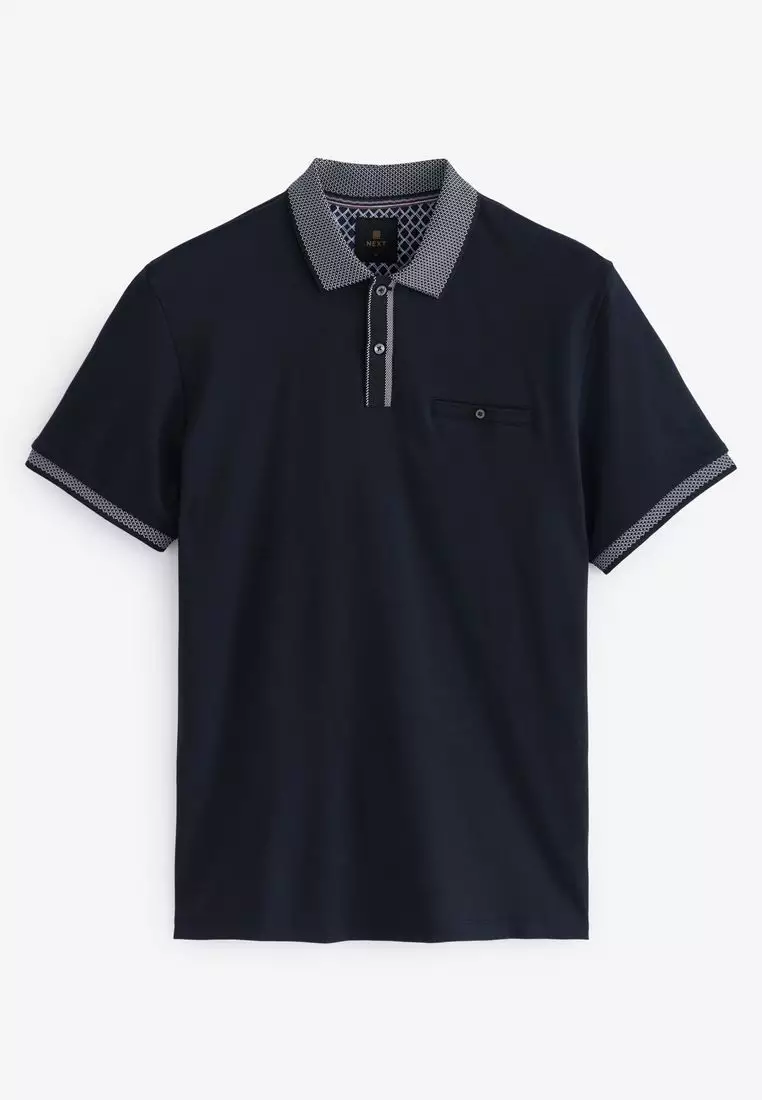 Buy NEXT Smart Collar Polo Shirt 2024 Online ZALORA