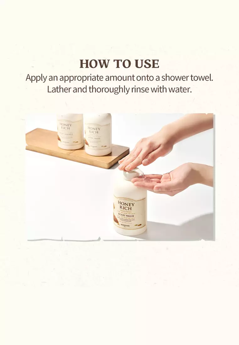SKINFOOD - Honey Rich Body Wash