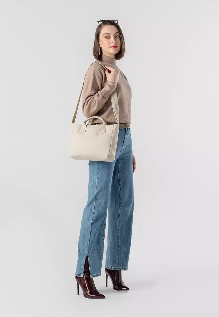 Poofah Tote Bag - Beige