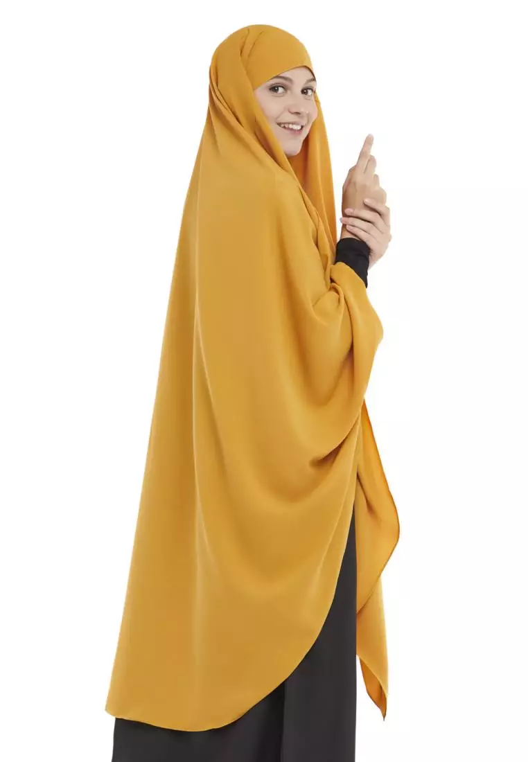 Queenza Zayidan French Khimar Hijab Ameera - Hazelnut
