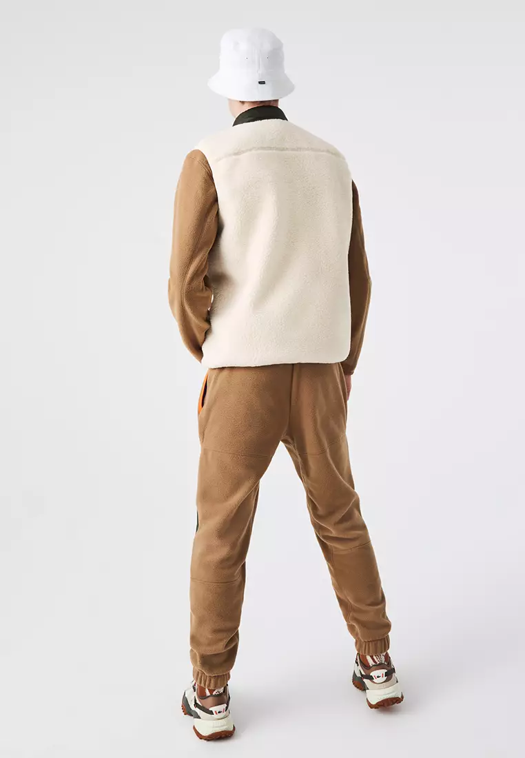 Lacoste sherpa jacket store