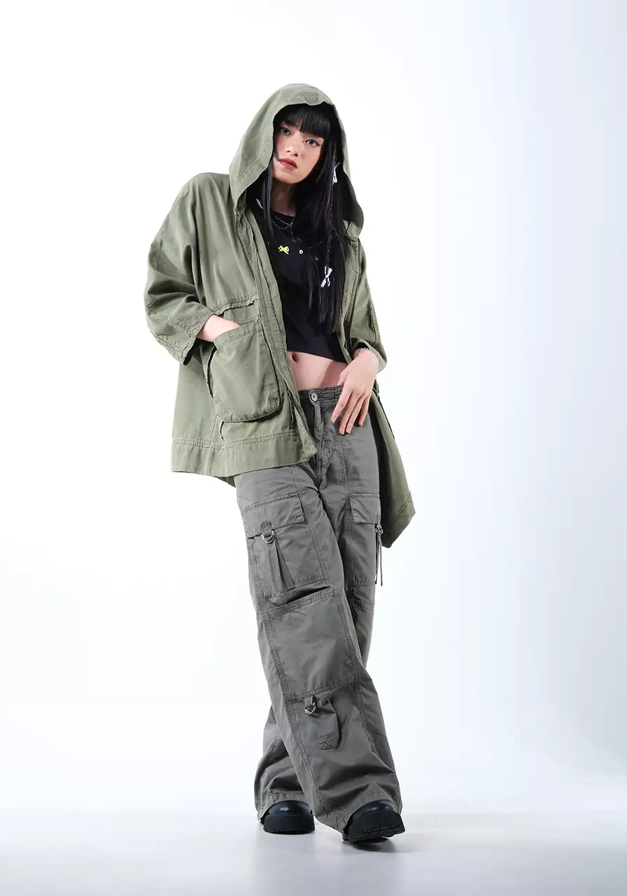 Jaket Wanita Bora Army