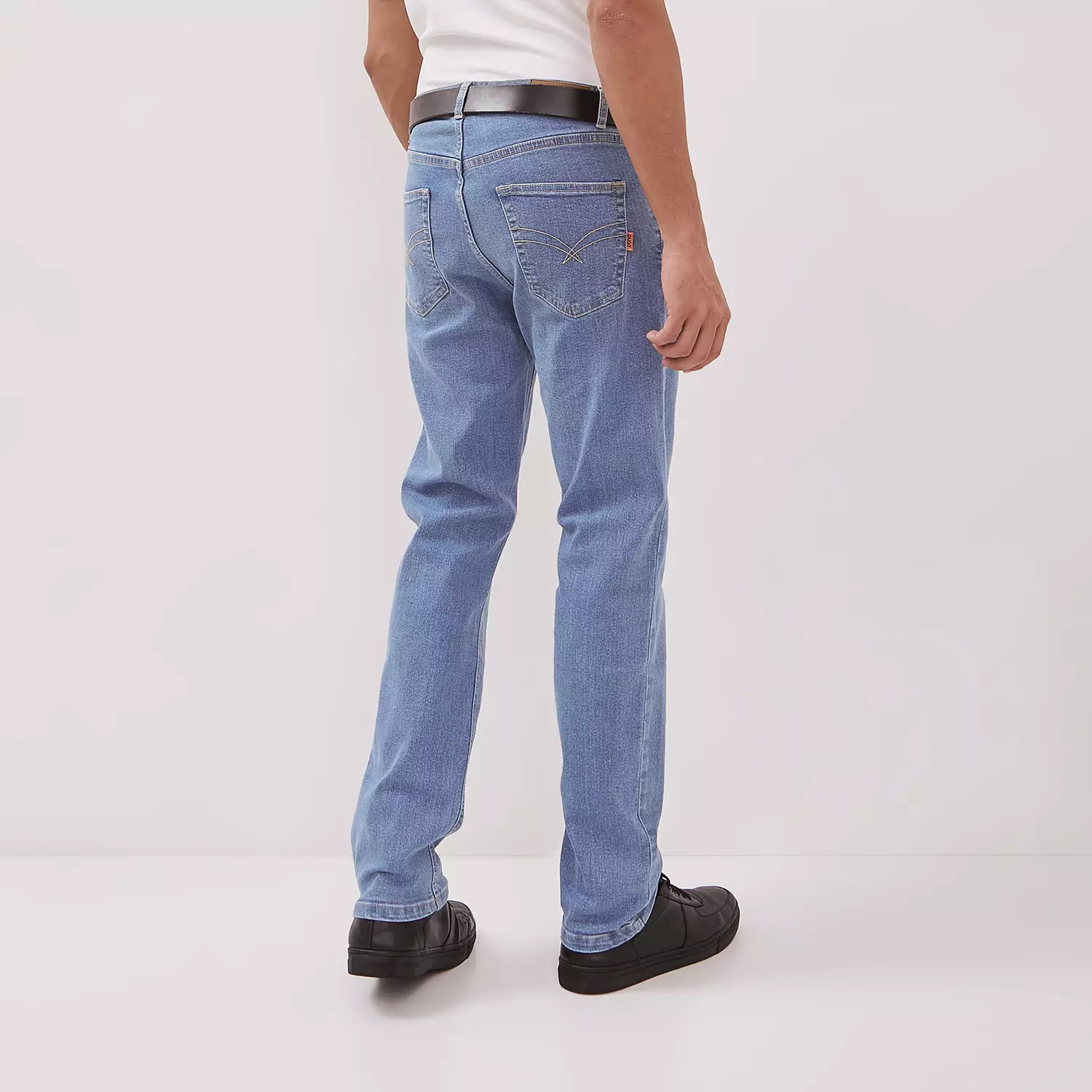DUST Celana Straight Jeans Baril Light Blue (DM.3107)