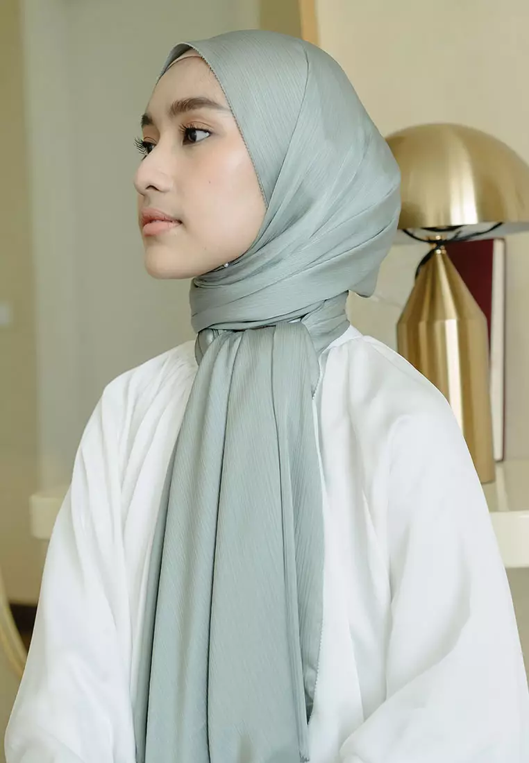 Rayya Silk Eyelash Maple Green