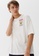 FILA white Men's FILA Logo Dropped Shoulders Cotton T-Shirt 0E480AA10DC6E3GS_3