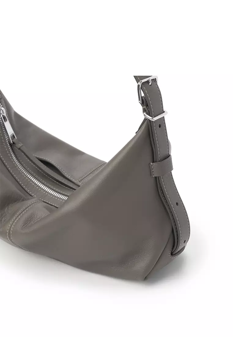 ALLEGRA Demi Hobo Bag - Dark Almond