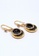 BELLE LIZ gold Irene Black Round Drop Earrings Gold FD55EAC4F3204DGS_2