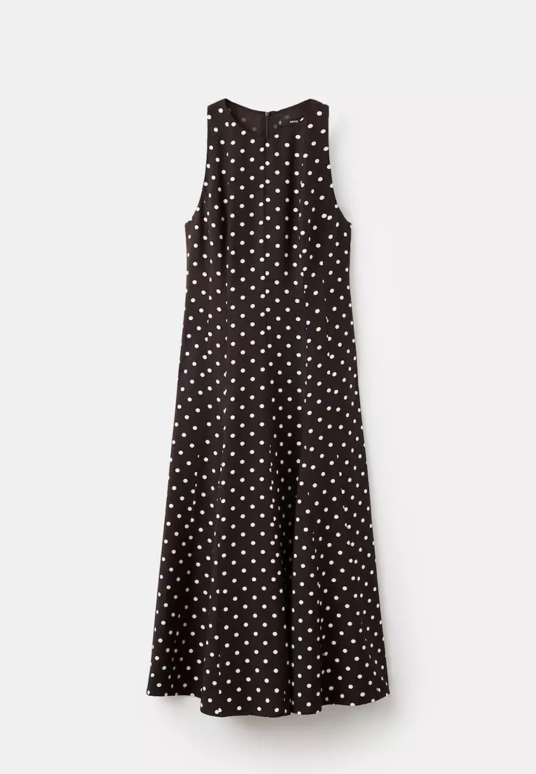 A-Line Polka-Dot Dress