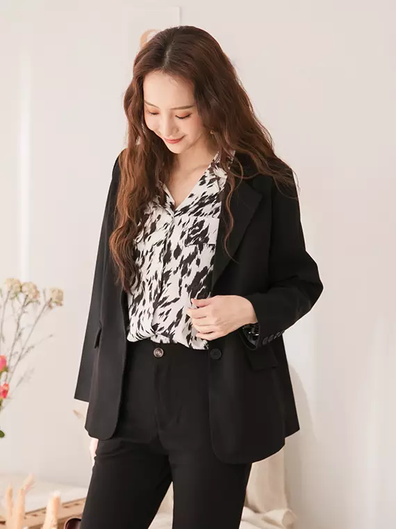 Korean slim clearance fit jacket