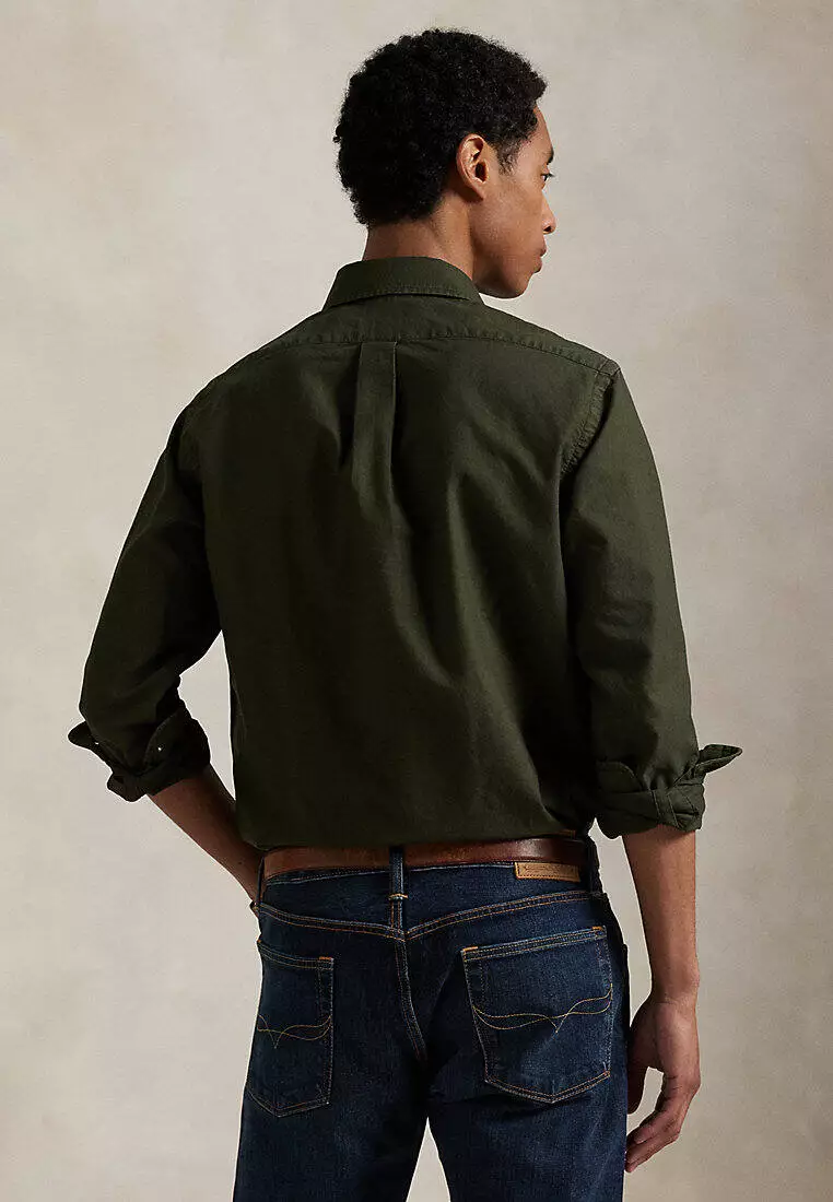 Classic Fit Garment-Dyed Oxford Shirt