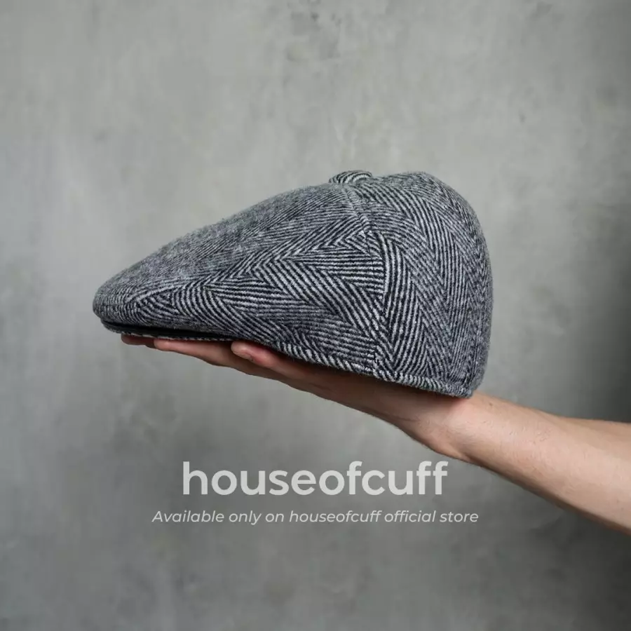 Houseofcuff topi painter baret hat flatcap pattern X003