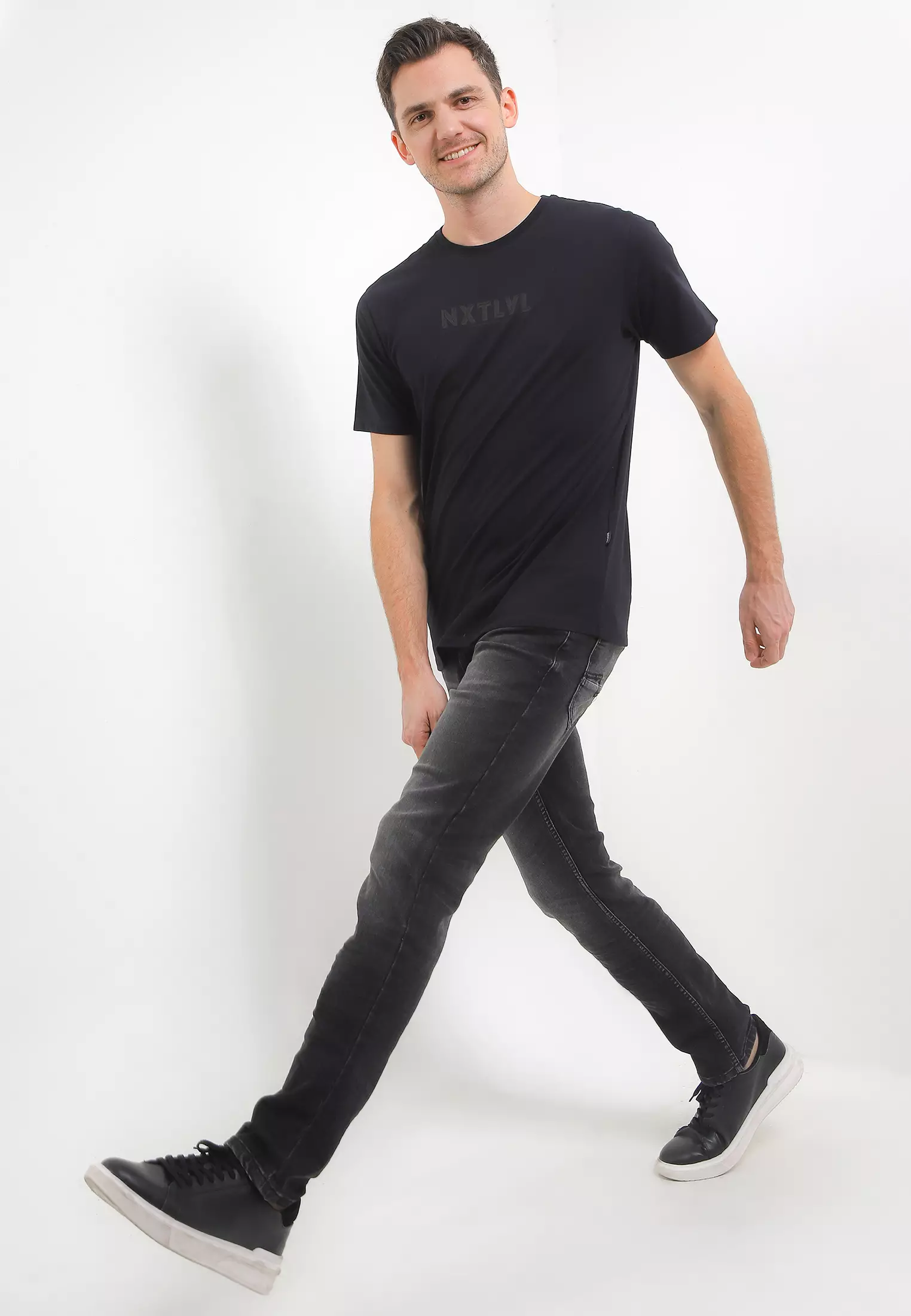 Cressida Slim Fit Jeans A287A - Grey