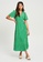 Calli 綠色 Penni Wrap Dress 9A47BAAF599206GS_1