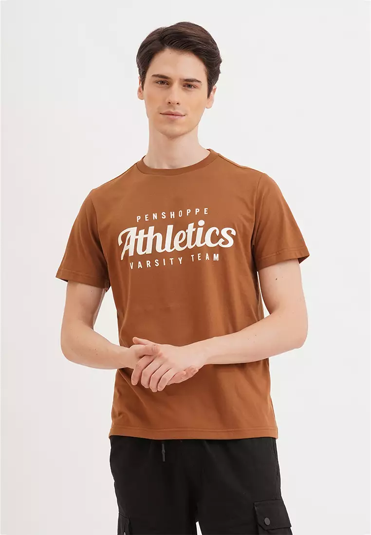 Penshoppe Athletics Regular Fit Graphic T Shirt ZALORA