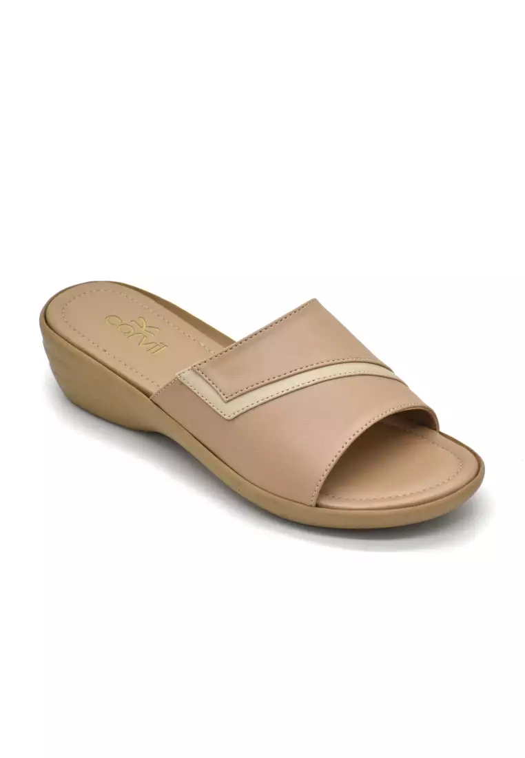Carvil Sandal Wanita Janira-02 L Mocca/Beige