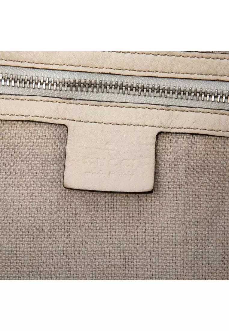 Pre-Loved Gucci Small Gg Canvas Web Libeccio Sunset Tote