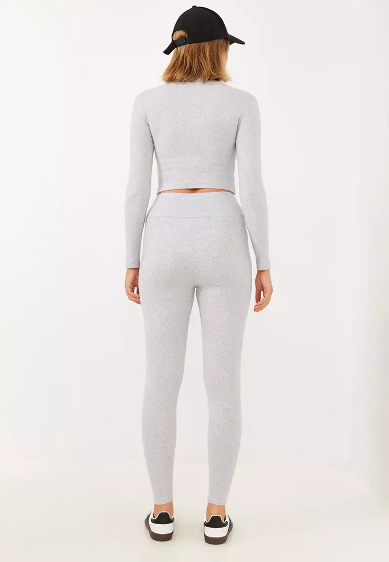 Women's Crop Top-Bottom Set With Tights 149 60251869