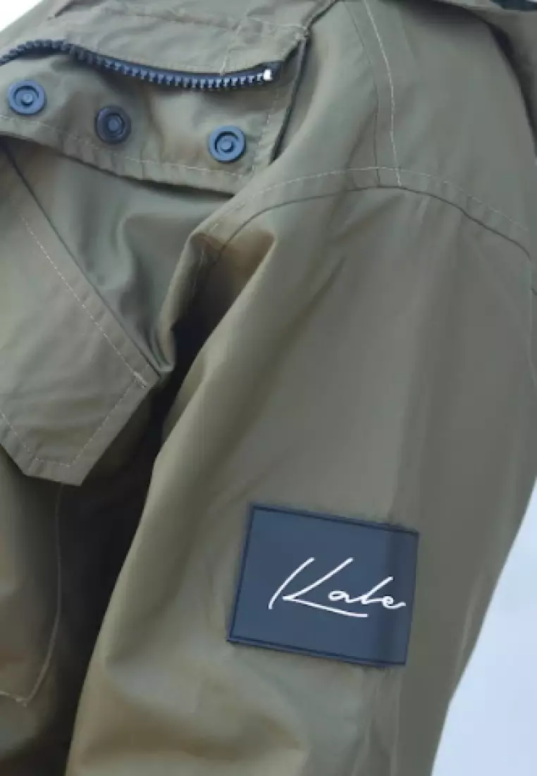 Kale James Navy / Jaket premium berbahan dasar Micro Taslan