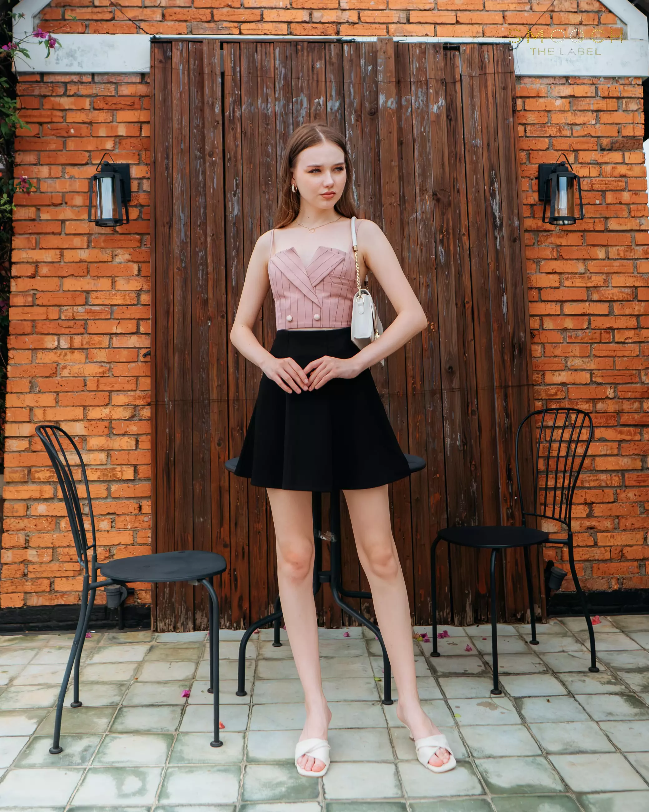 Lucia Pink Stripes Top