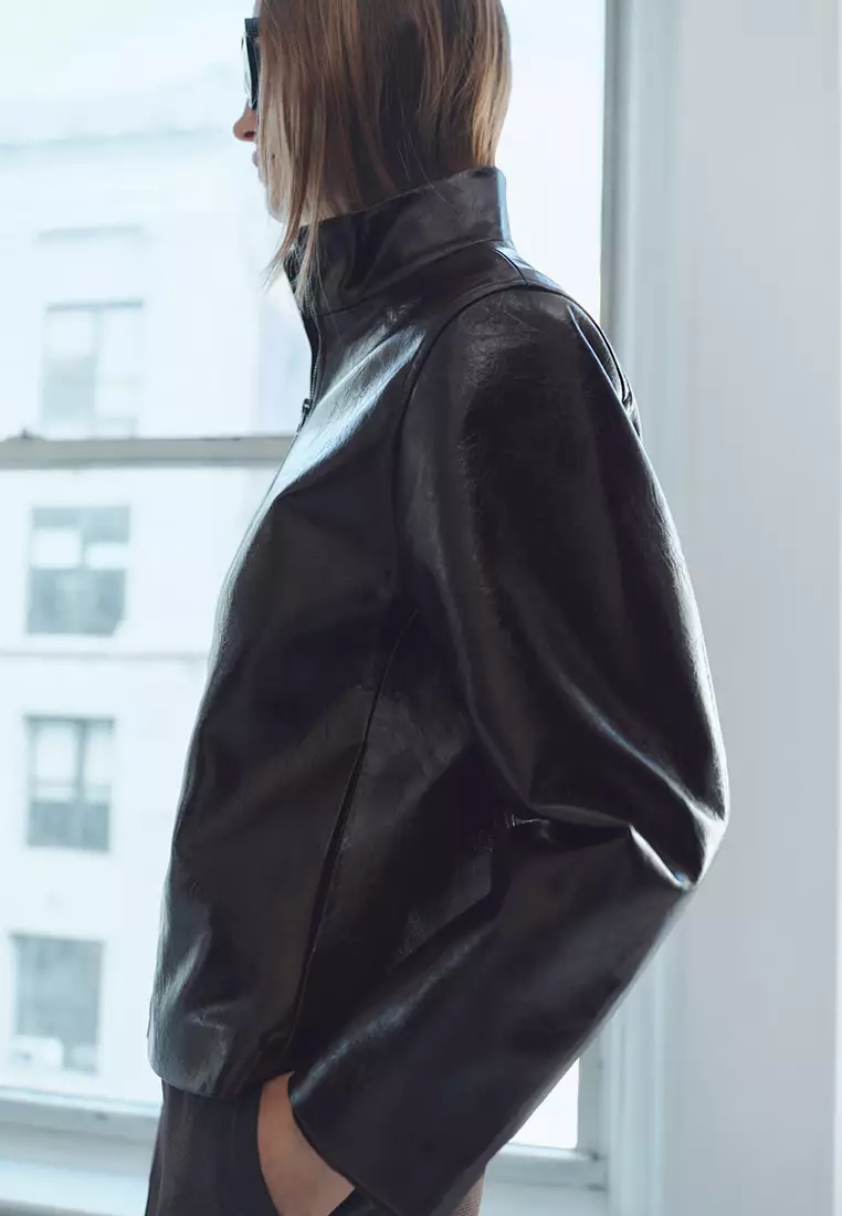 Perkins Collar Texture Jacket