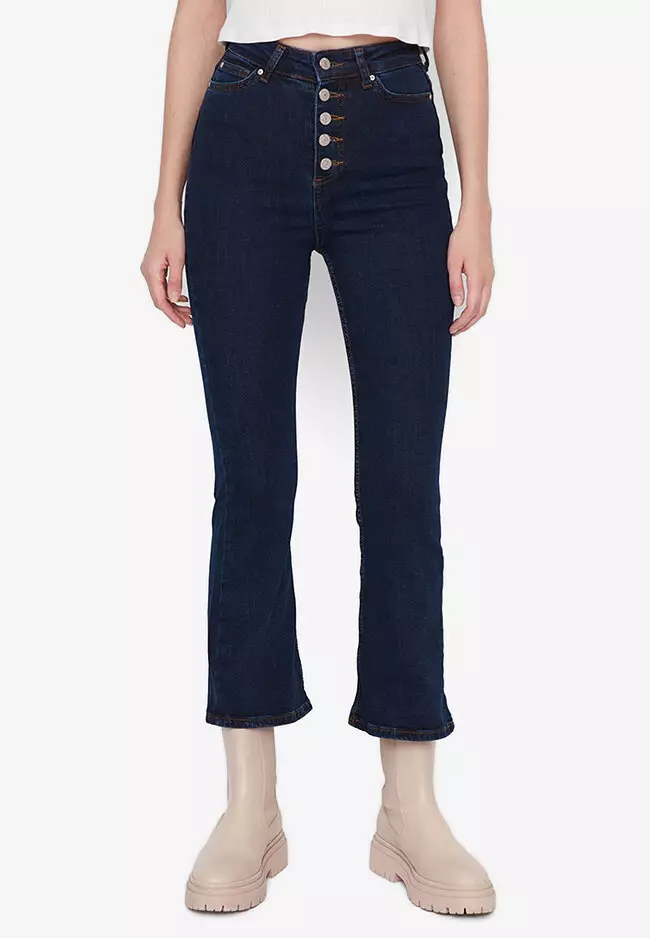 Next crop flare jeans online