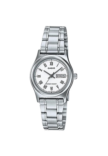 CASIO silver Casio Small Analog Watch (LTP-V006D-7B) 12733AC05A8EBCGS_1