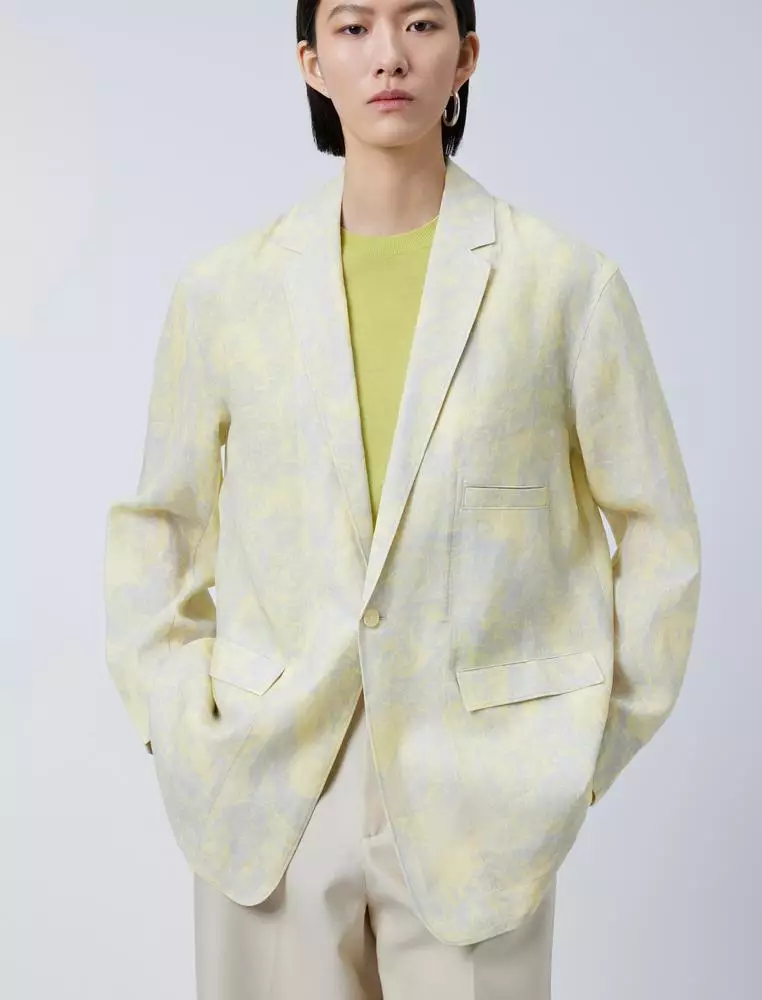 Commuting temperament mid-length suit