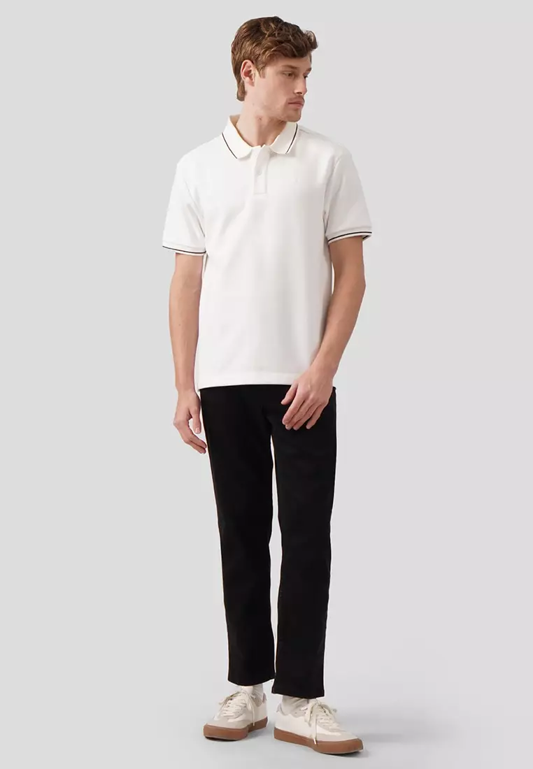 Premium Regular Fit Polo Shirt With Contrast Tipping